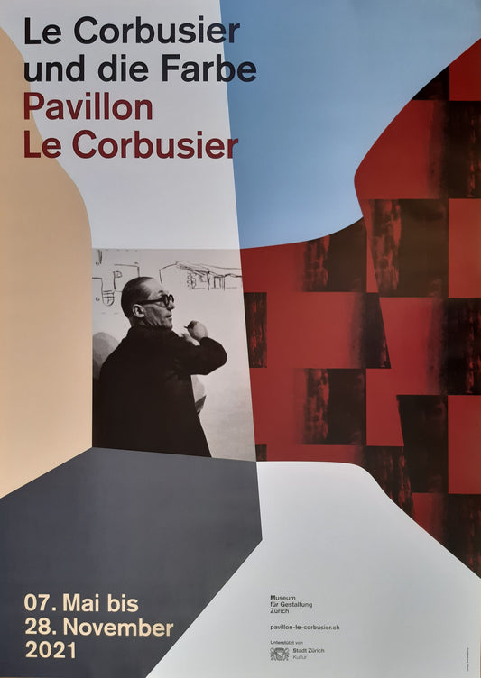 Le Corbusier original poster - 35.4"×50.4" (90×128cm)