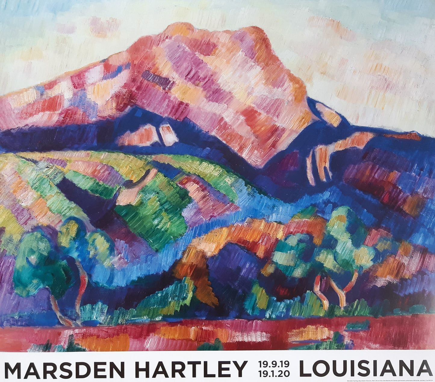 Marsden Hartley original art poster - 26.8"×23.3" (68×59.2cm)