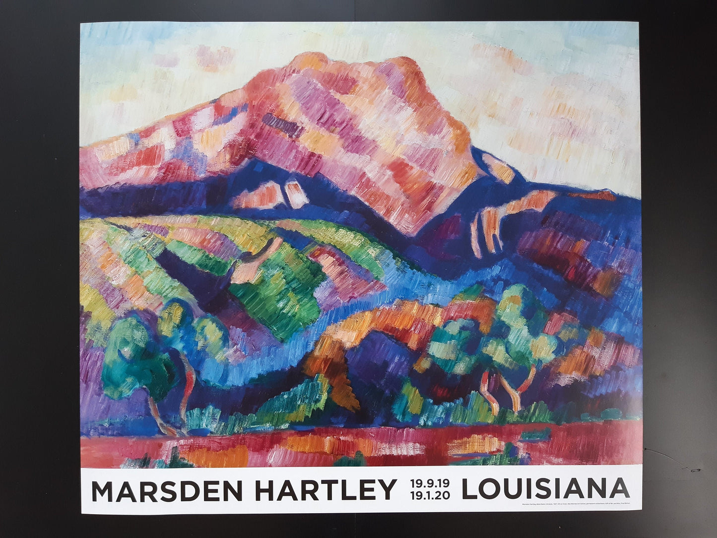 Marsden Hartley original art poster - 26.8"×23.3" (68×59.2cm)