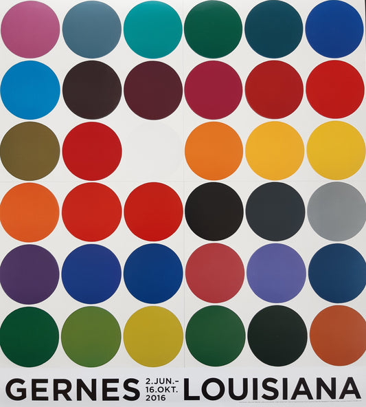 Poul Gernes art exhibition poster - 23.6"×26.2" (60×66.5cm)
