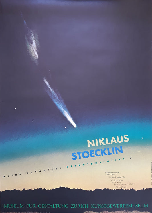 Niklaus Stöcklin original art poster - 35.4"×50.4" (90×128cm)