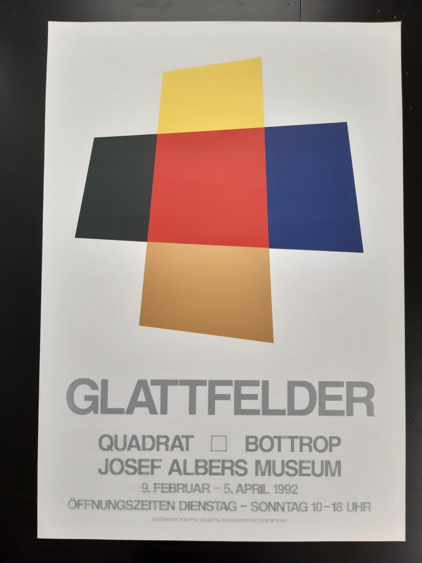 Glattfelder art exhibition poster - 22.8"×33.1" (58×84cm)