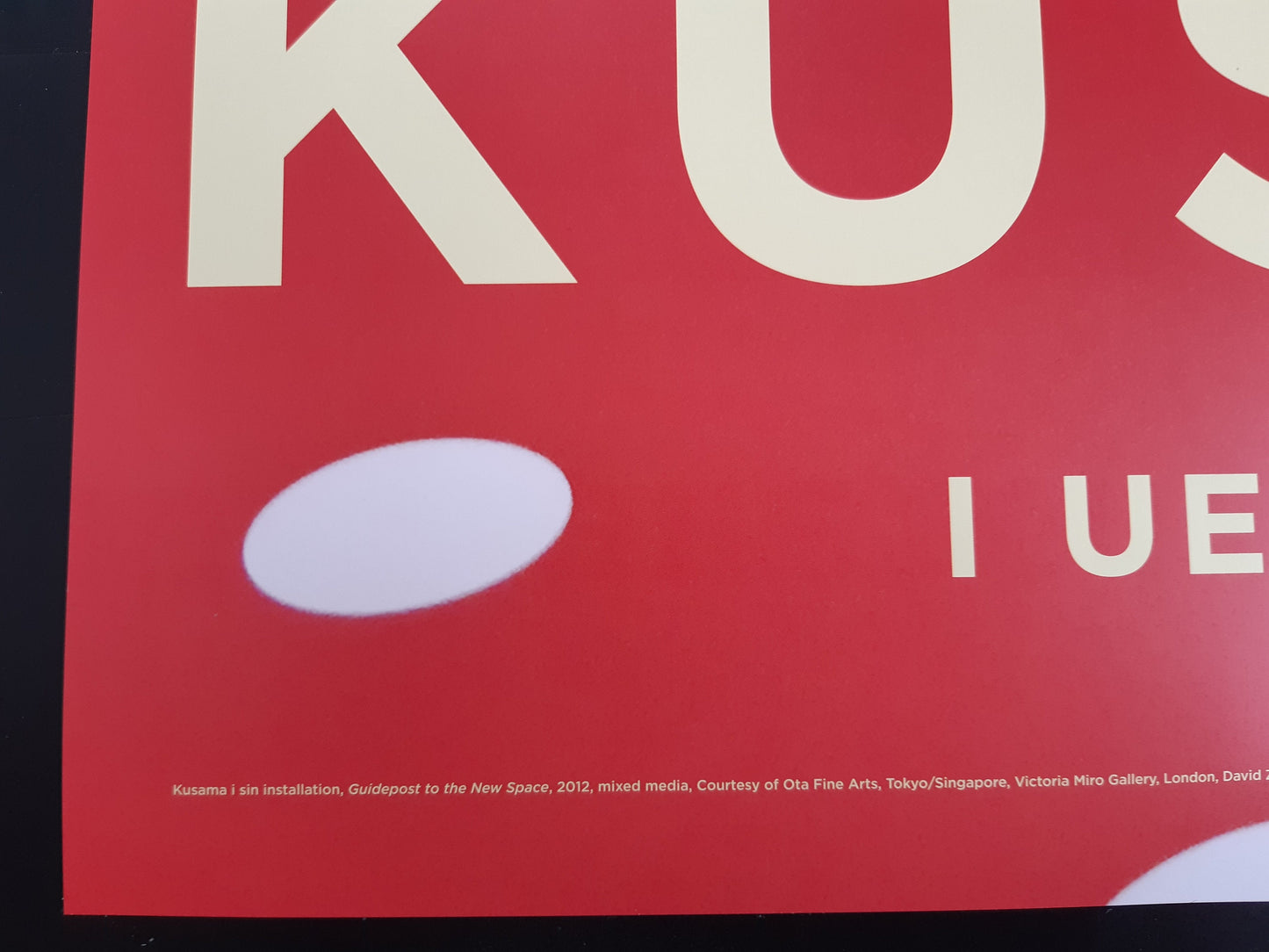 Yayoi Kusama original art poster - 23.4"×33.1" (59.4×84cm)