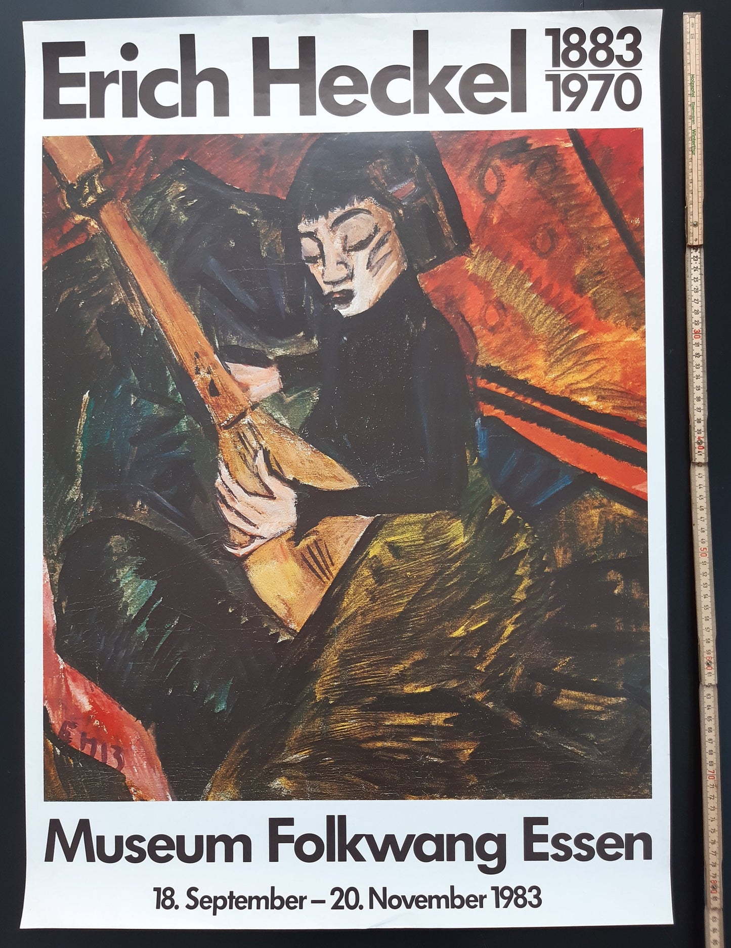 Erich Heckel vintage art poster - 23.2"×33.1" (59×84cm)