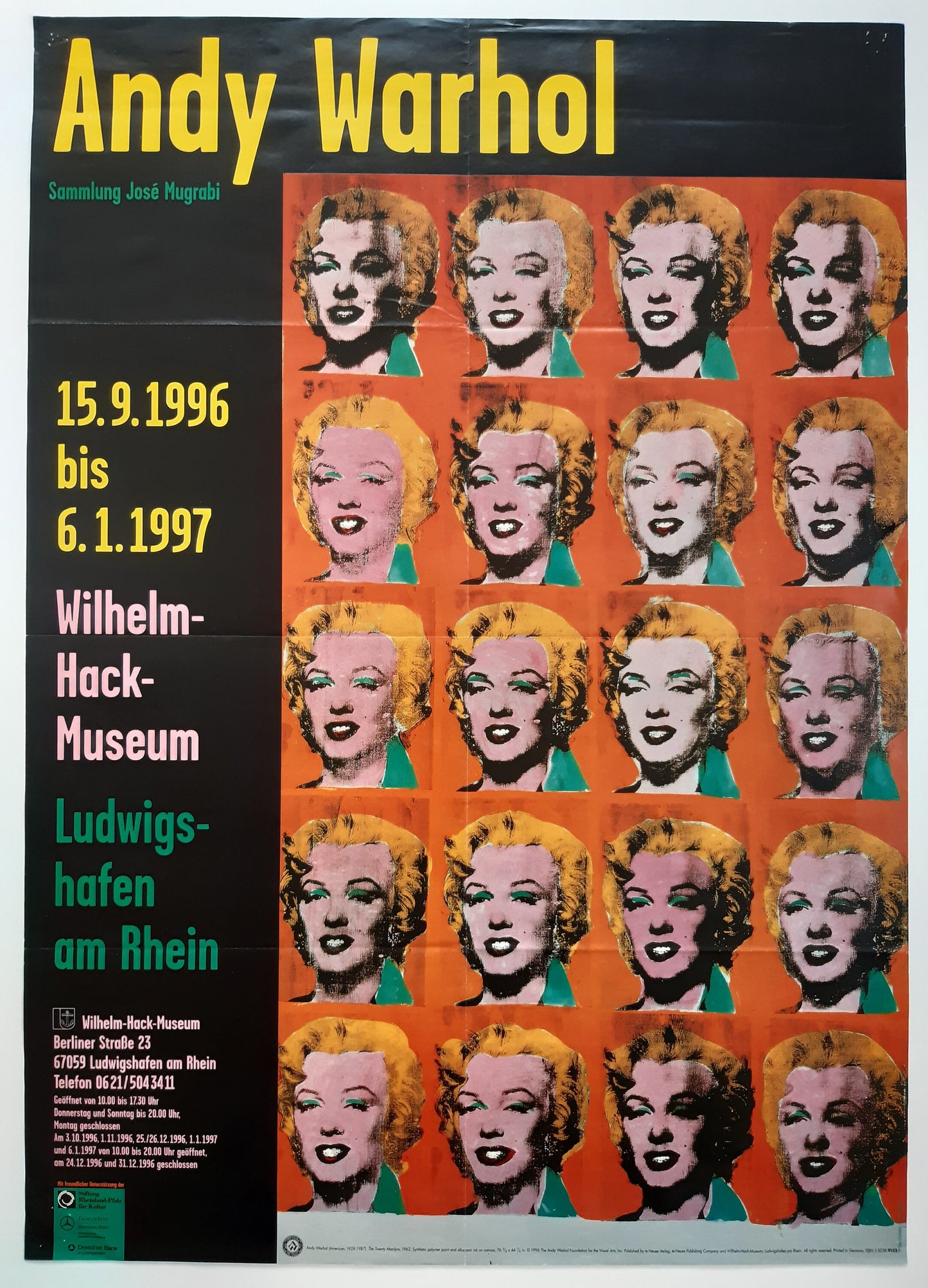 Andy Warhol vintage art Poster - 23.2"×33.1" (59×84cm)