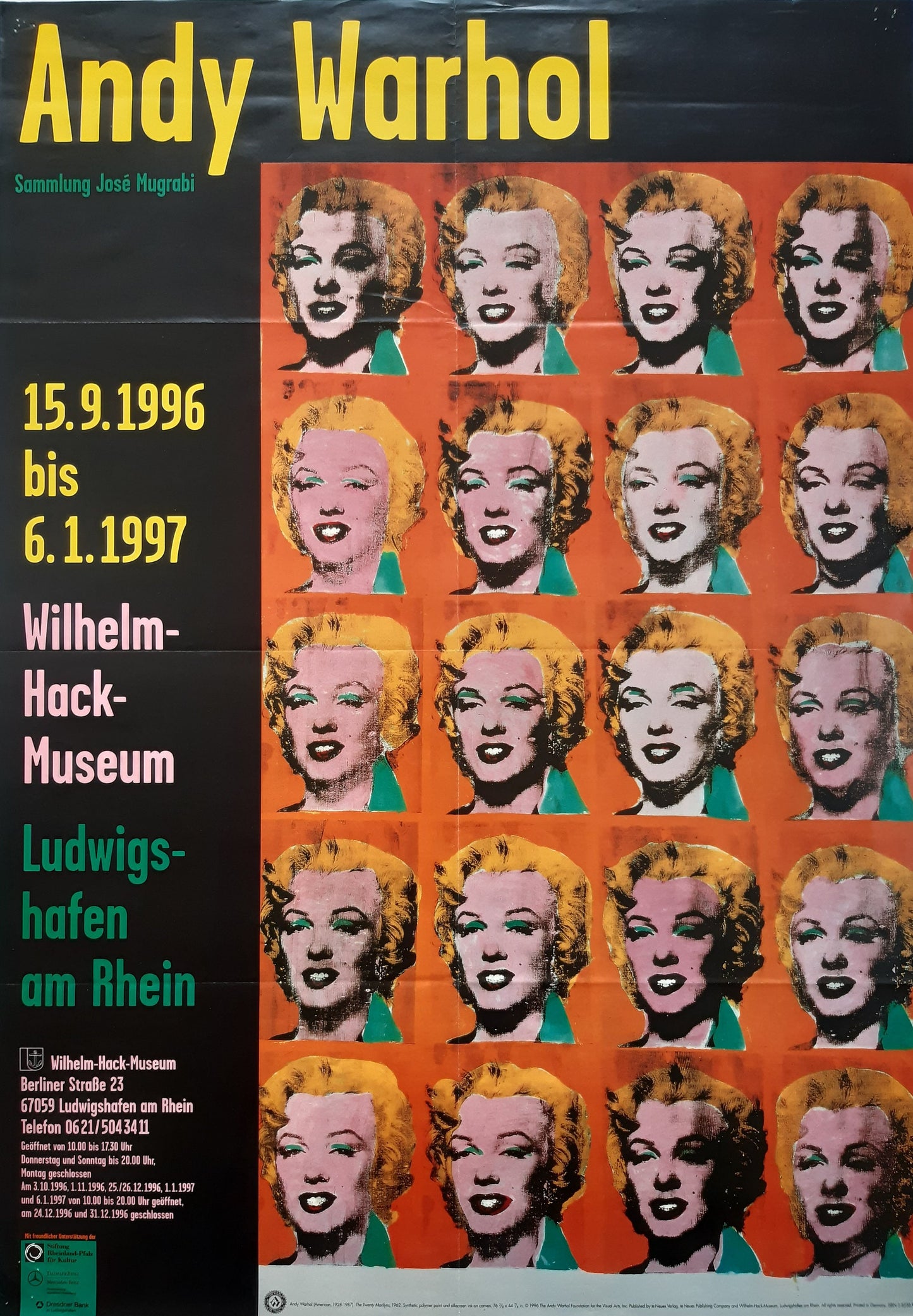Andy Warhol vintage art Poster - 23.2"×33.1" (59×84cm)