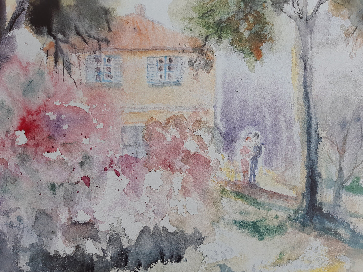 Marie-Louise Ogier original art poster - 19.1"×27.2" (48.5×69cm)