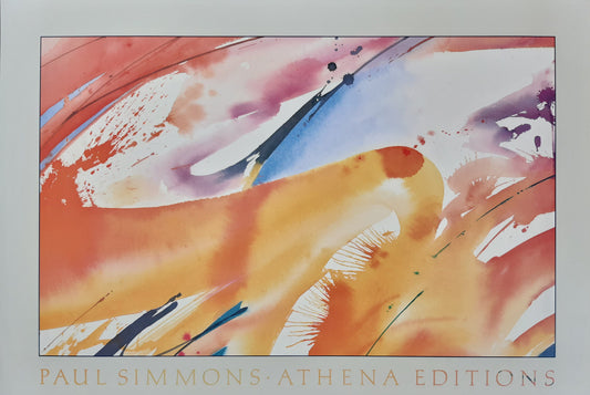 Paul Simmons original art poster - 23.4"×34.9" (59.5×88.7cm)