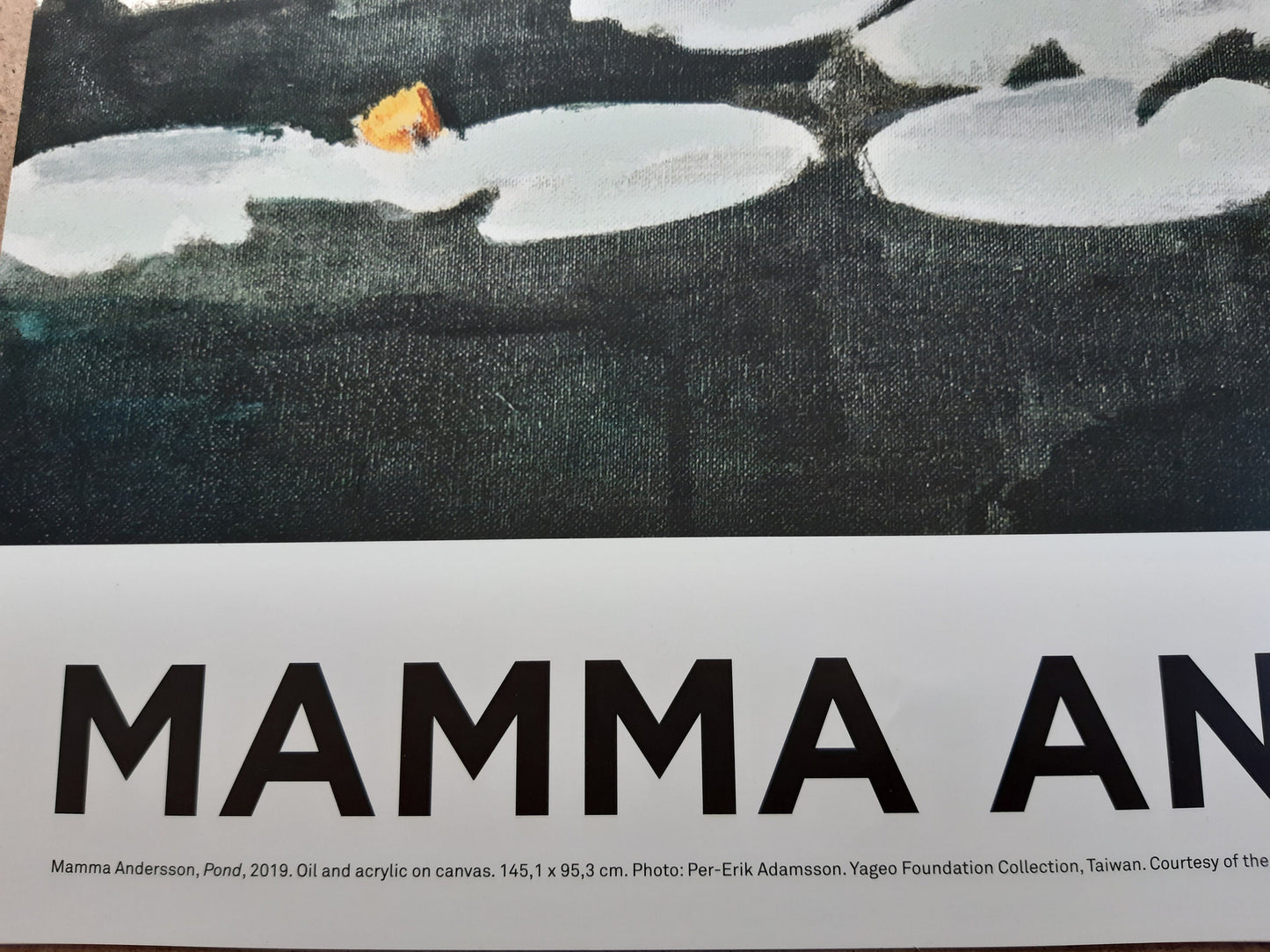Mamma Andersson art exhibition poster - 23.2"×33.1" (59×84cm)