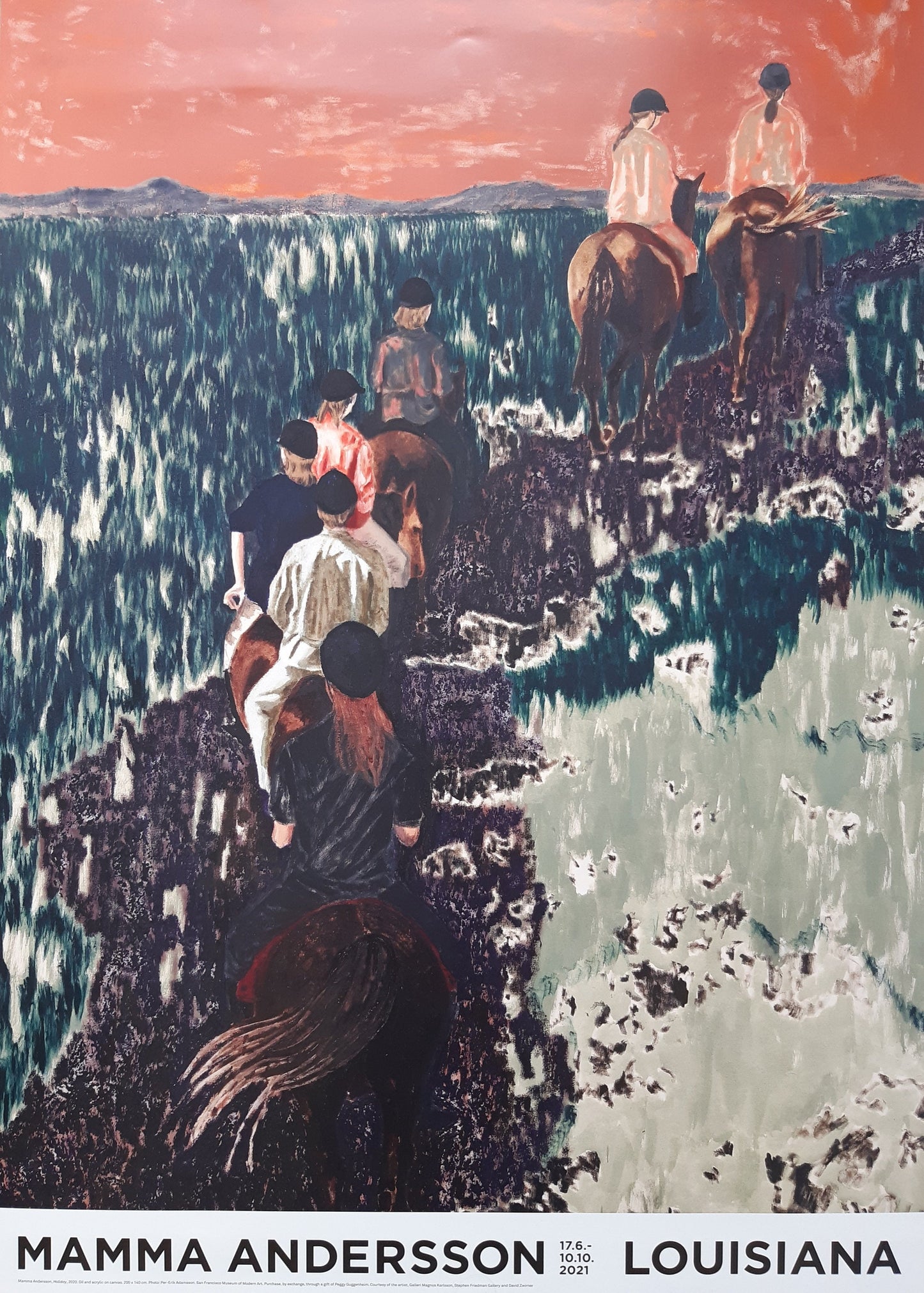 Mamma Andersson art exhibition poster - 23.2"×33.1" (59×84cm)