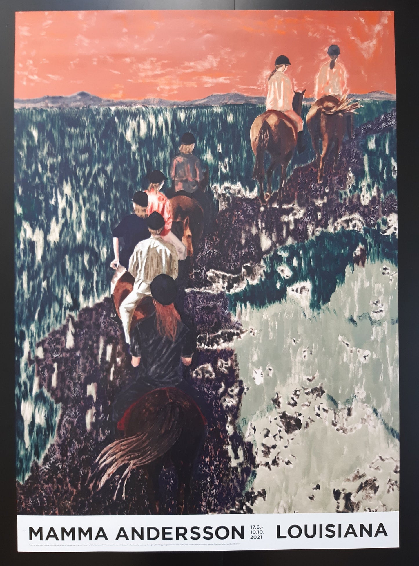 Mamma Andersson art exhibition poster - 23.2"×33.1" (59×84cm)