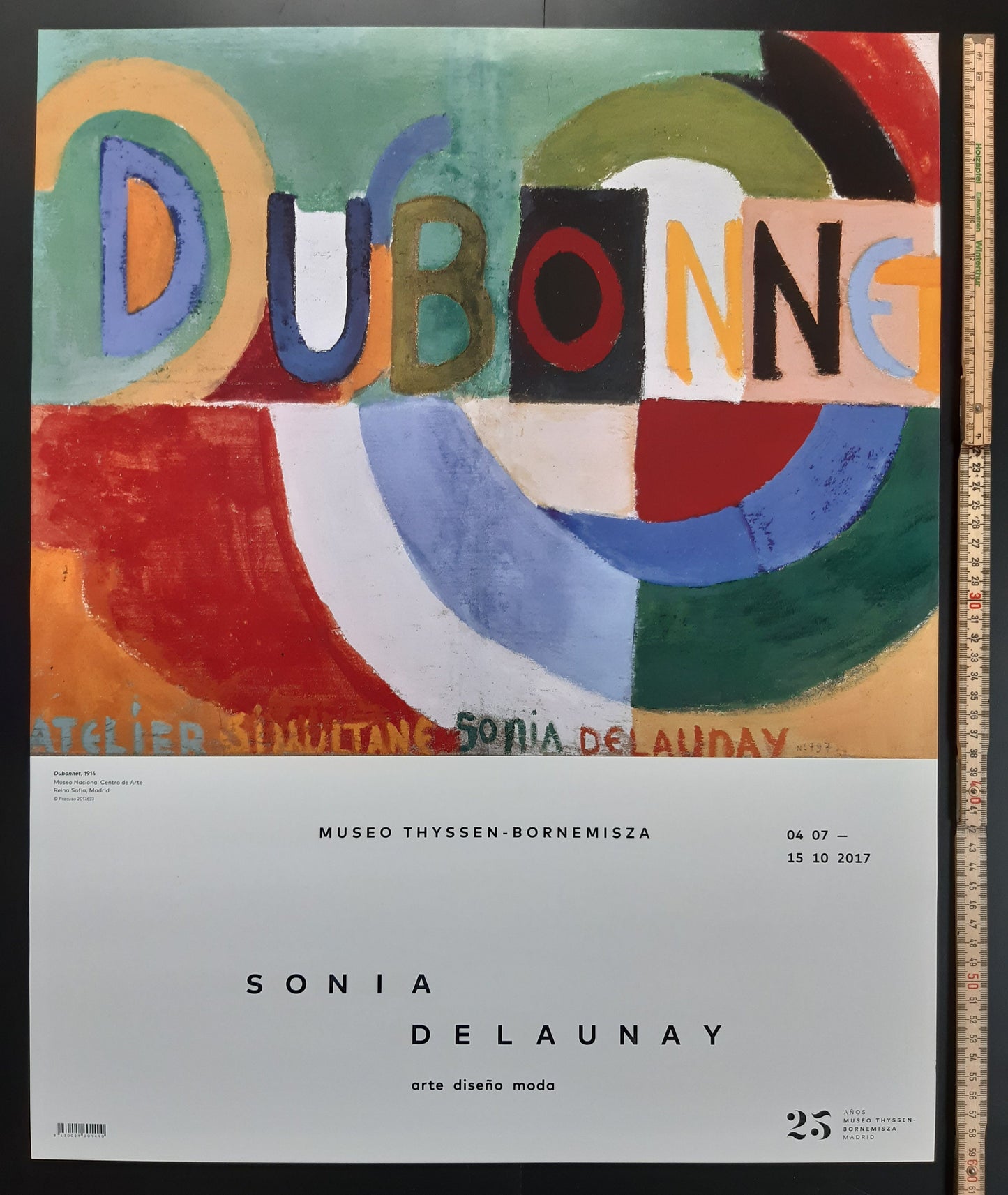 Sonja Delaunay art poster - 18.9"×23.6" (48×60cm)