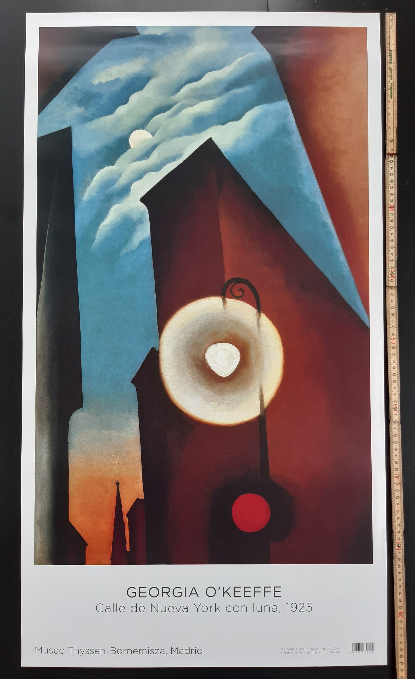 Georgia O'Keeffe original art print - 21.3"×38.6" (54×98cm)