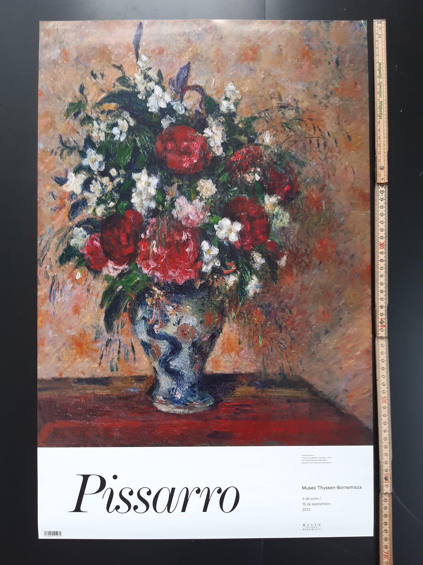 Pissarro original art poster - 17.1"×26.8" (43.5×68cm)