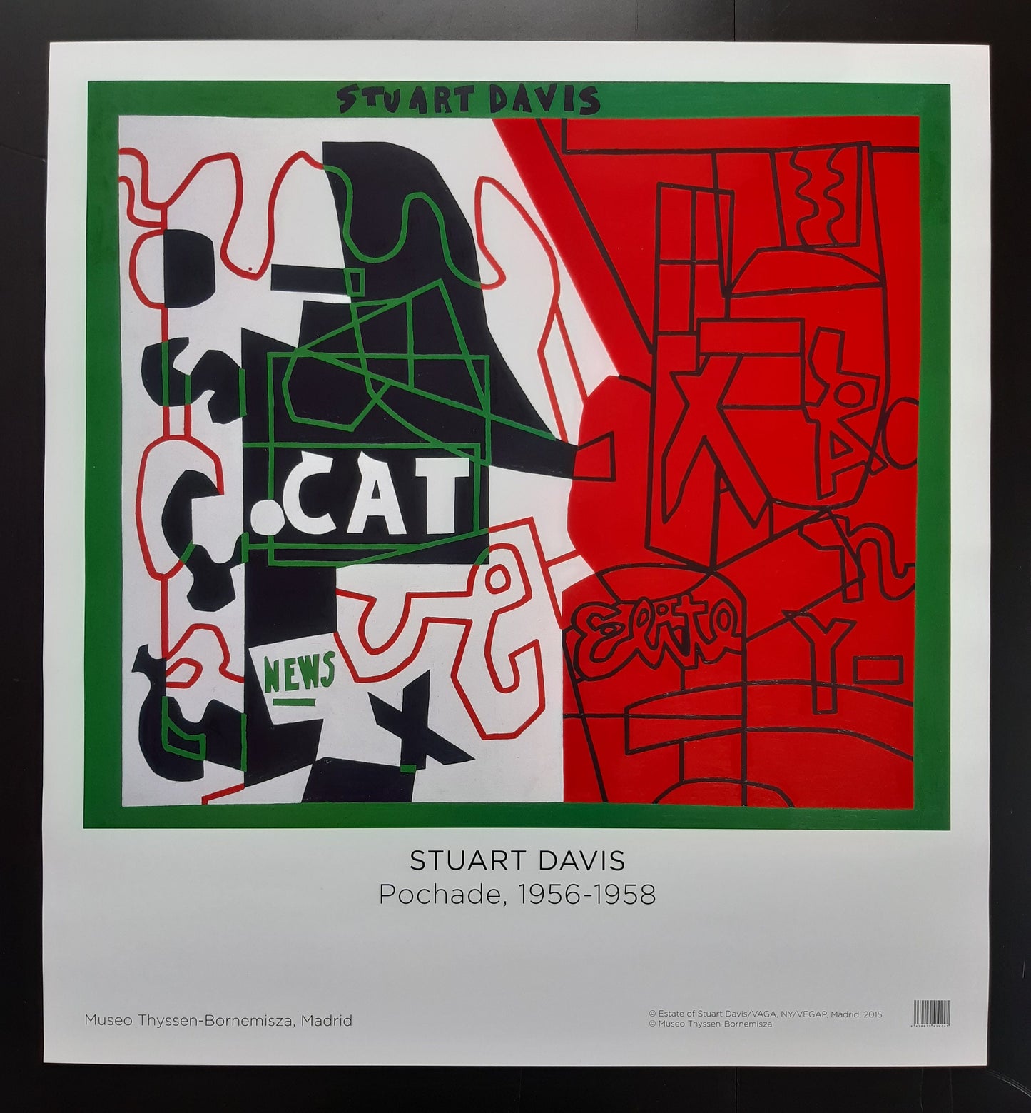 Stuart Davis art print - 18.9"×20.5" (48×52cm)