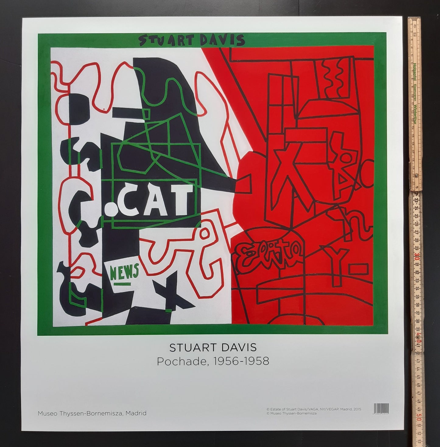 Stuart Davis art print - 18.9"×20.5" (48×52cm)