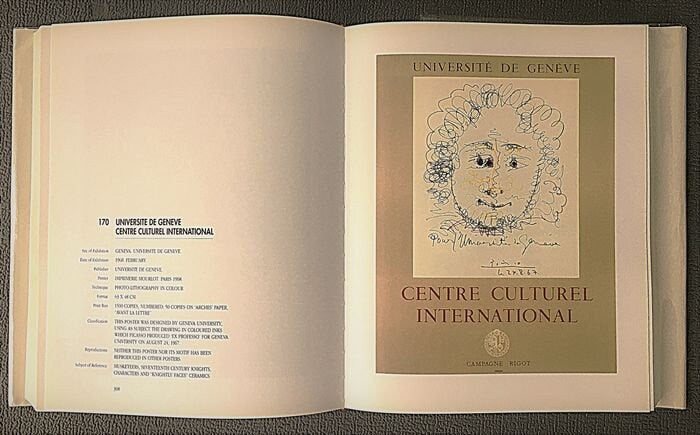 Picasso original art poster - 18.1"×24.8" (46×63cm)