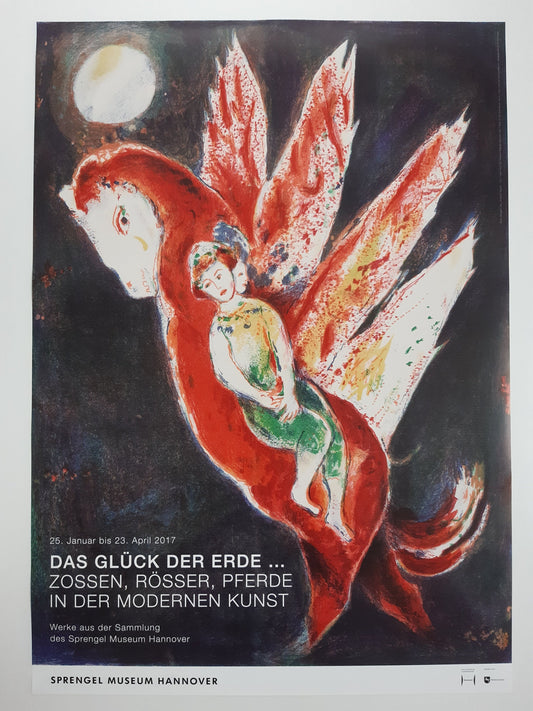 Marc Chagall original art poster - 23.2"×33.1" (59×84cm)