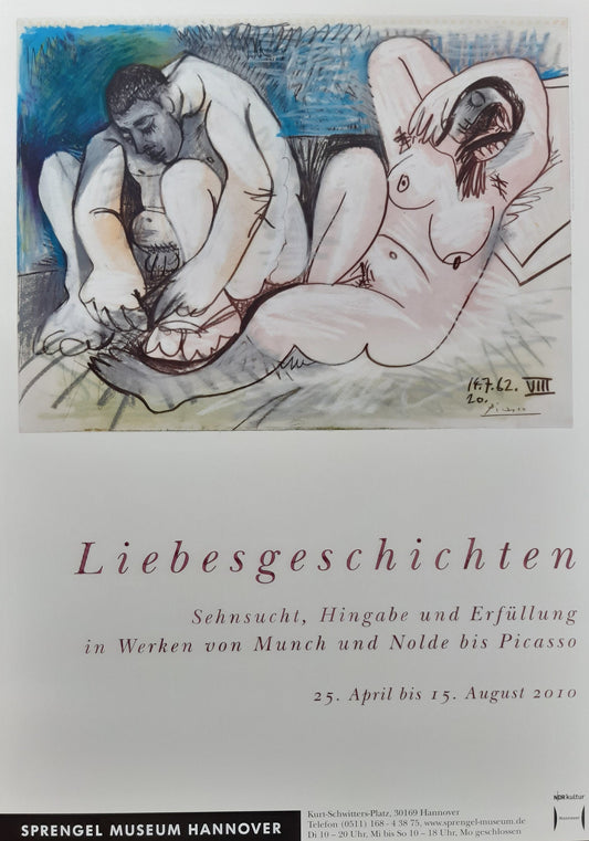 Picasso art exhibition poster - 23.2"×33.1" (59×84cm)