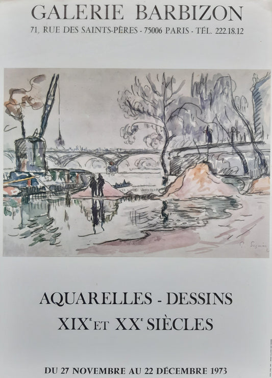 Paul Signac original art poster - 17.3"×23.6" (44×60cm)