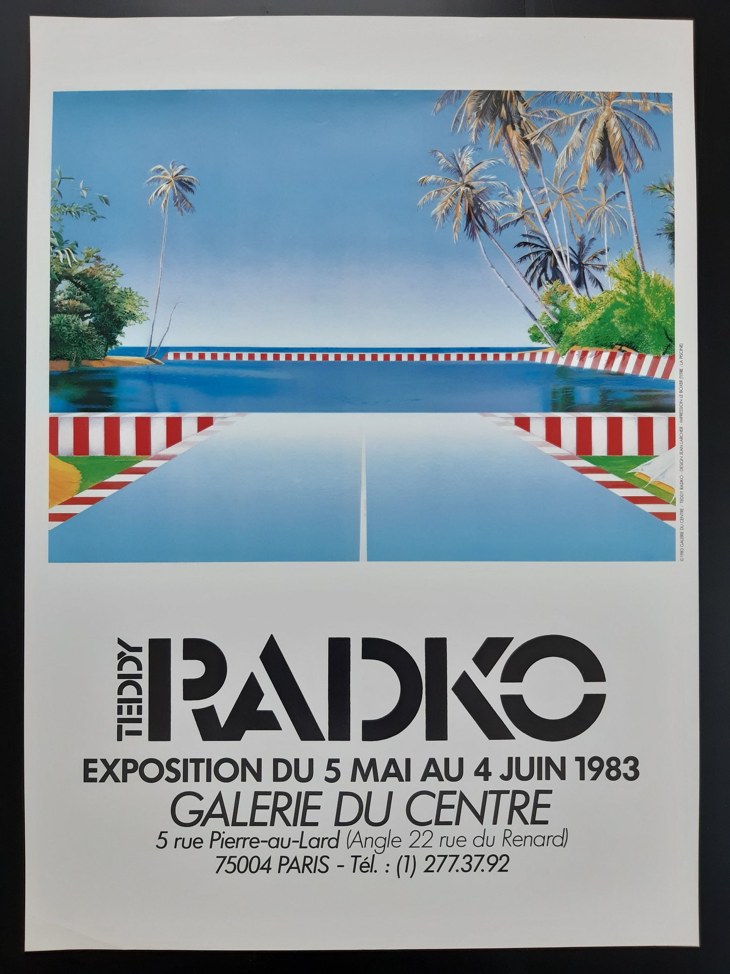 Teddy Radko original art poster - 17.5"×24.4" (44.5×62cm)