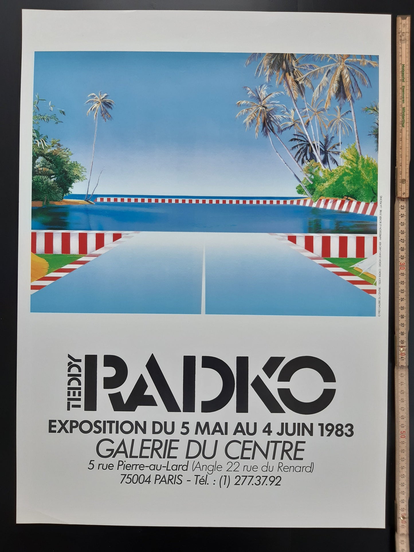 Teddy Radko original art poster - 17.5"×24.4" (44.5×62cm)