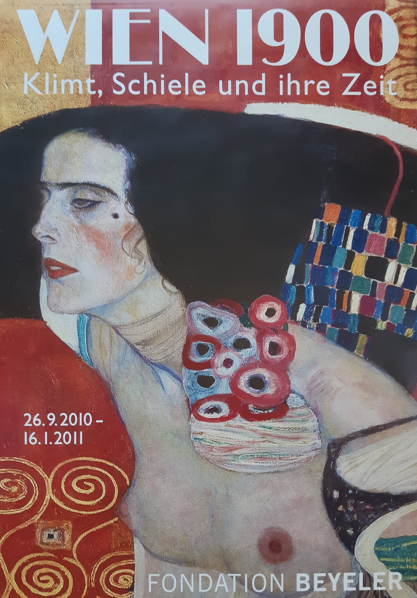 Gustav Klimt original art poster - 35.2"×50.4" (89.5×128cm)