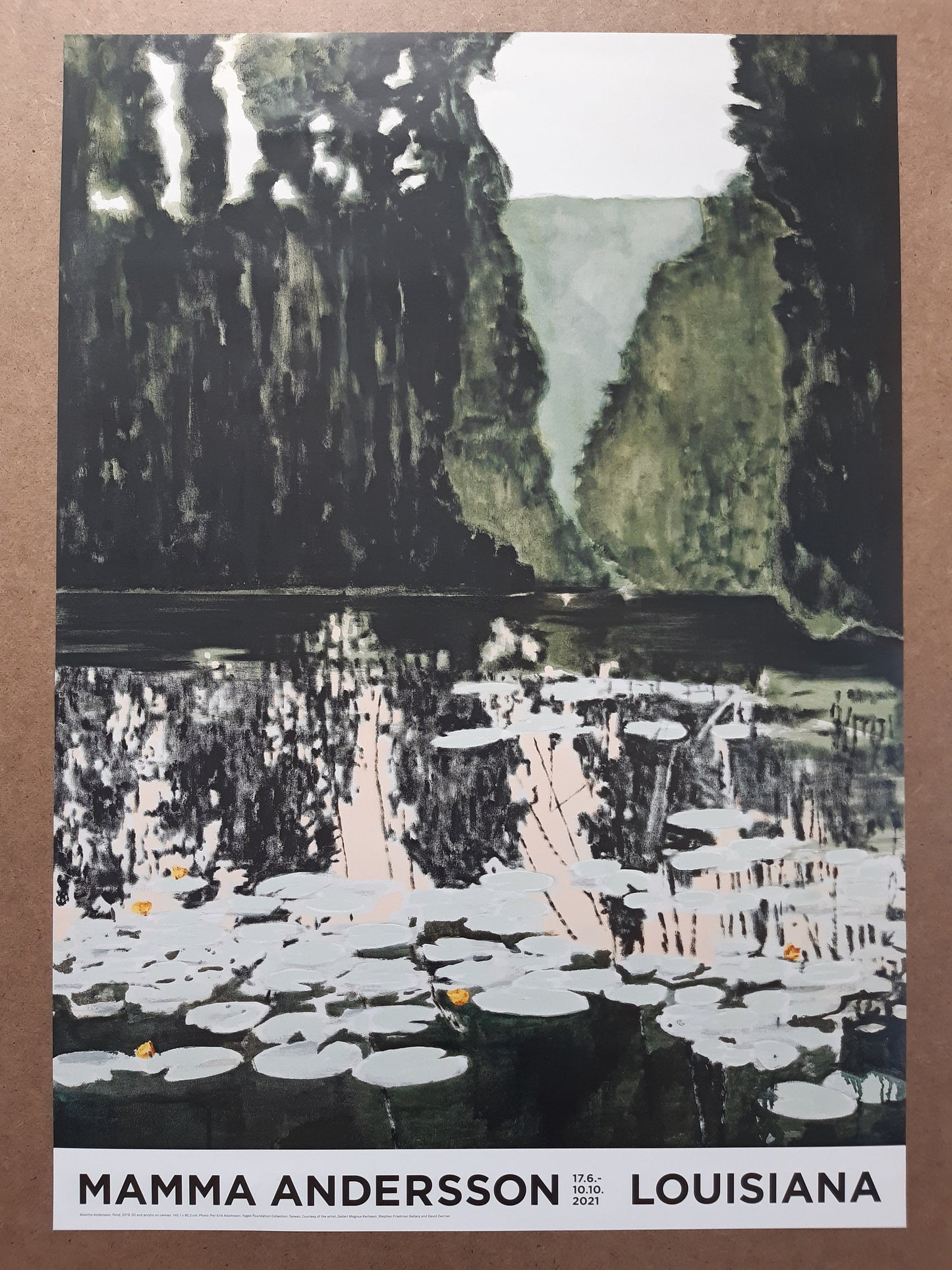 Mamma Andersson art exhibition poster - 23.2"×33.1" (59×84cm)