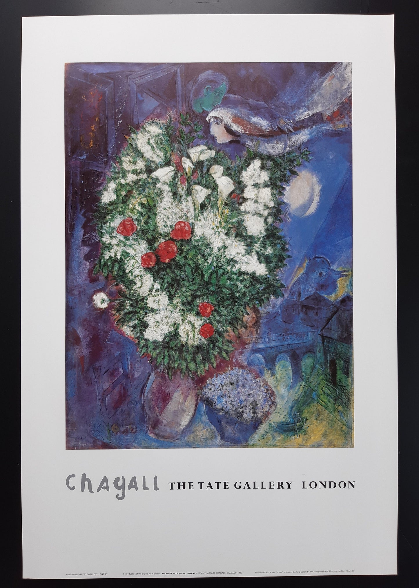 Marc Chagall original art poster - 19.9"×29.9" (50.5×76cm)
