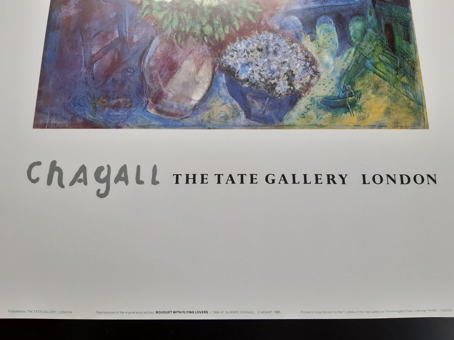 Marc Chagall original art poster - 19.9"×29.9" (50.5×76cm)
