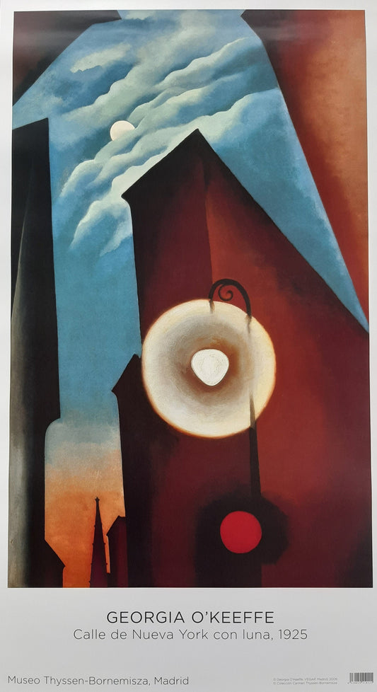 Georgia O'Keeffe original art print - 21.3"×38.6" (54×98cm)