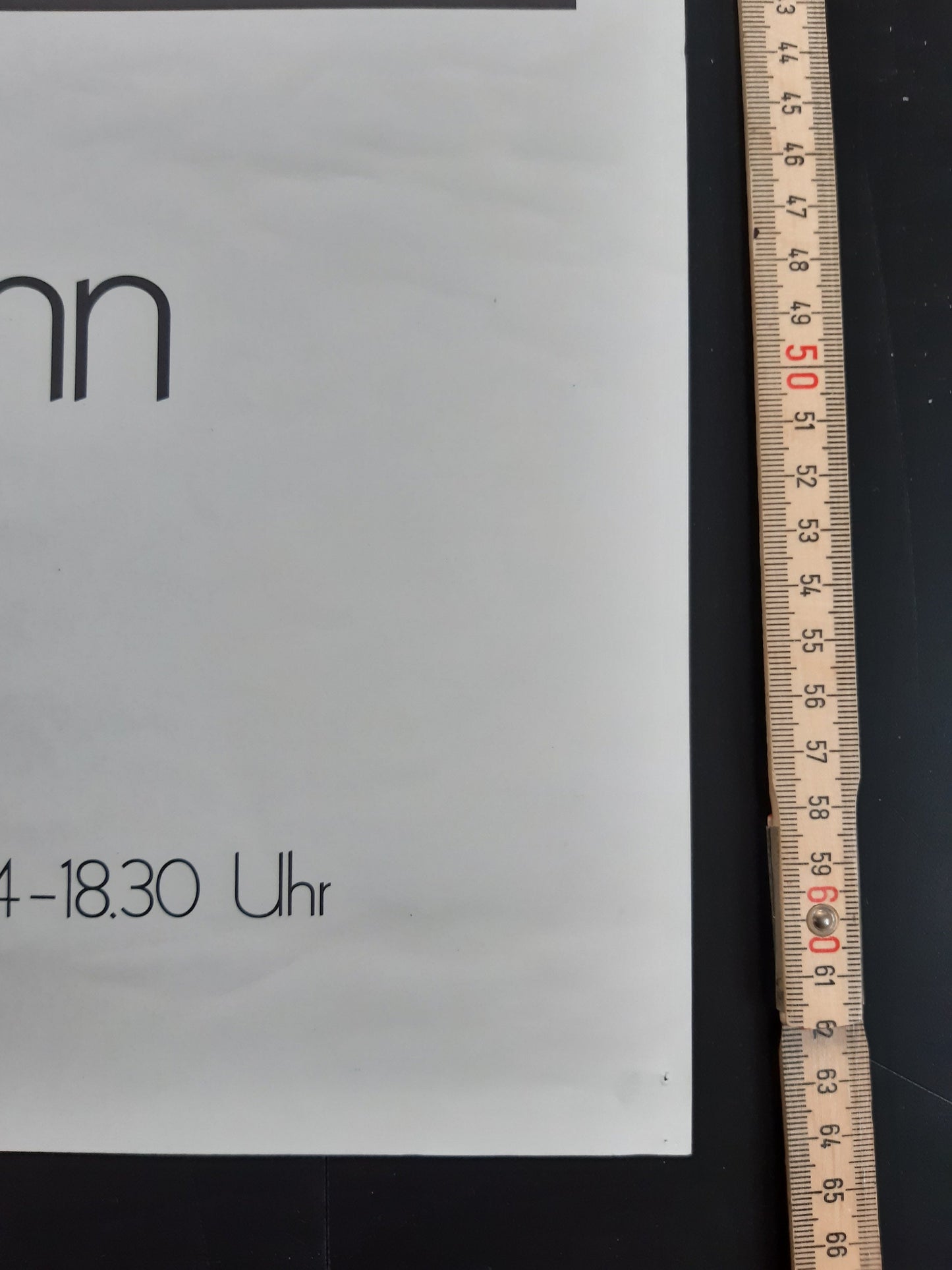 Mark Buchmann art exhibition poster - 18.1"×25.6" (46×65cm)