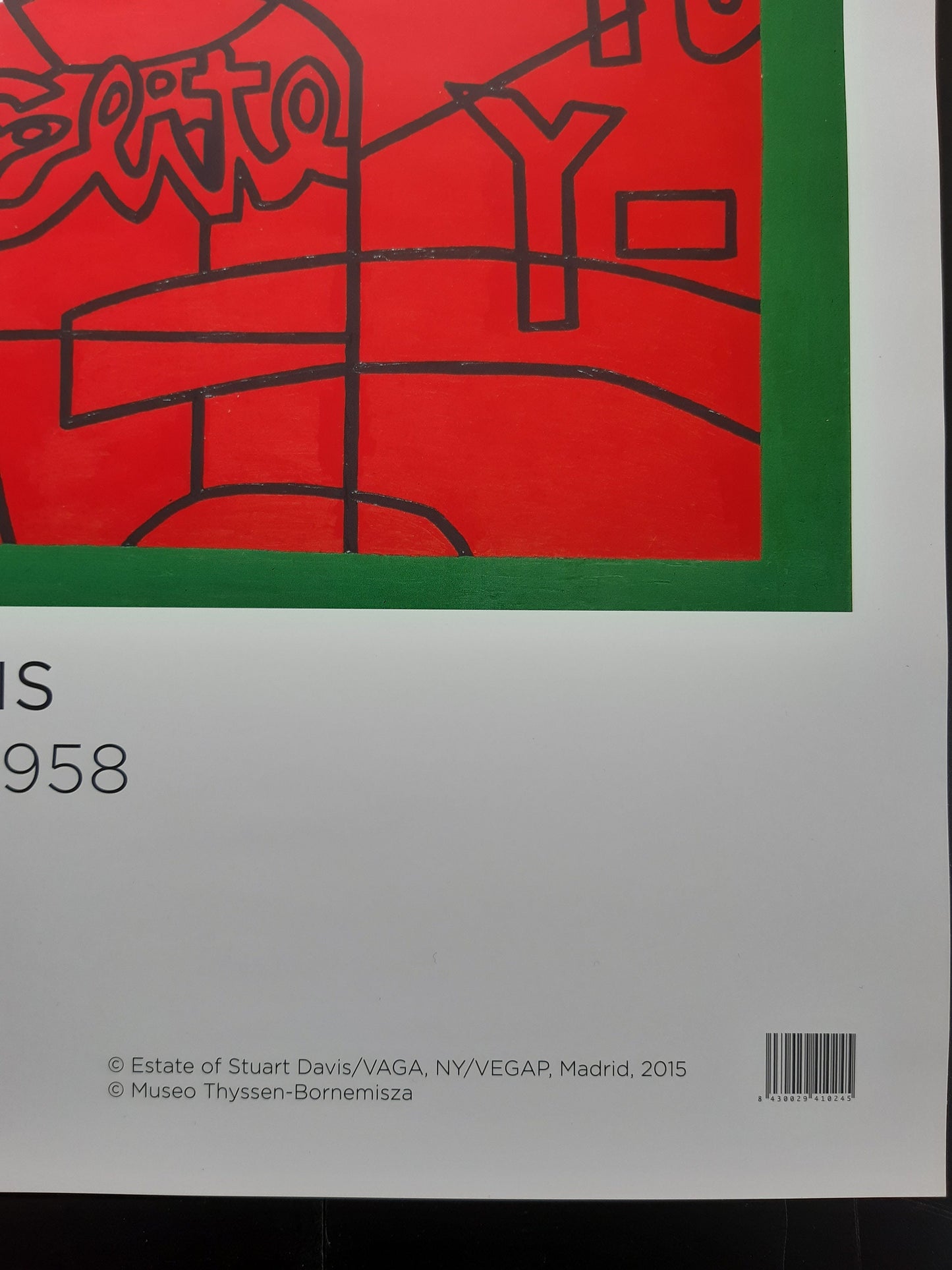 Stuart Davis art print - 18.9"×20.5" (48×52cm)