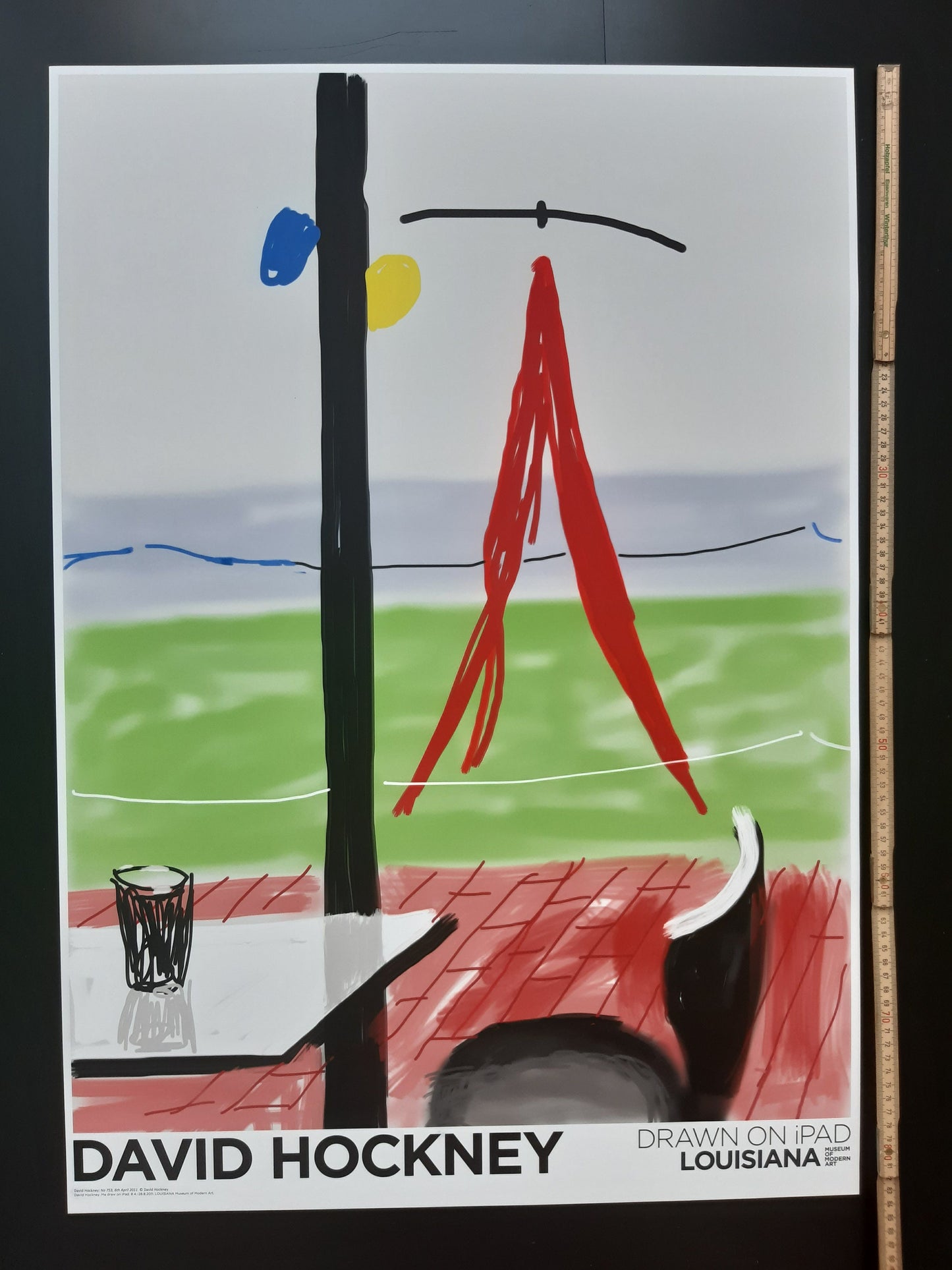 David Hockney art poster - 23.2"×33.1" (59×84cm)