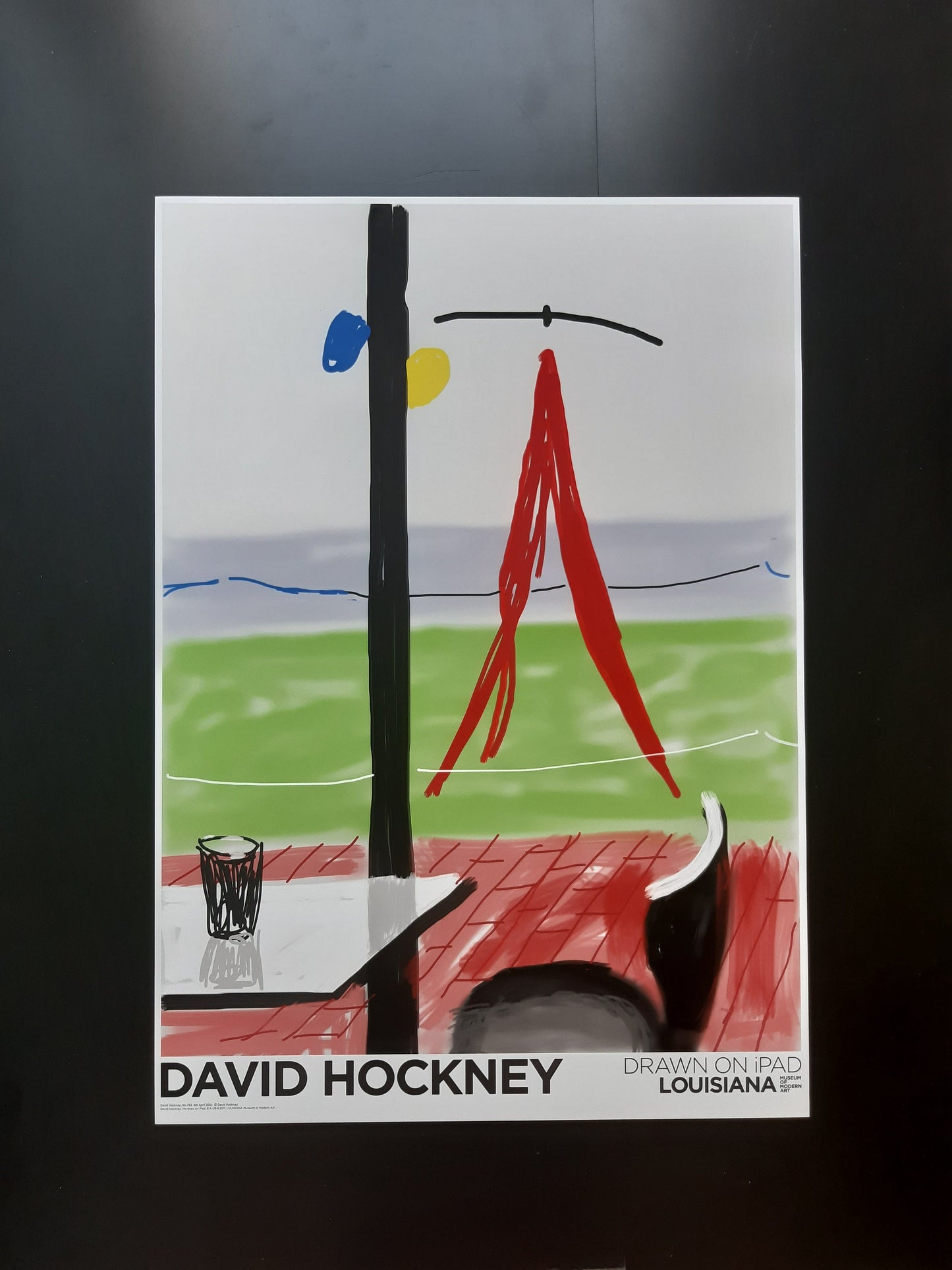 David Hockney art poster - 23.2"×33.1" (59×84cm)