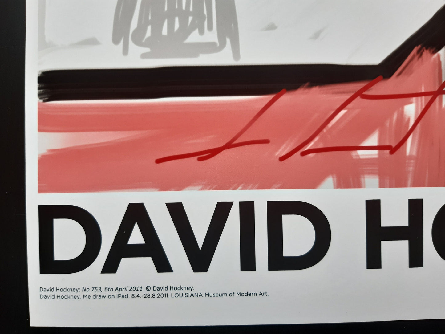 David Hockney art poster - 23.2"×33.1" (59×84cm)