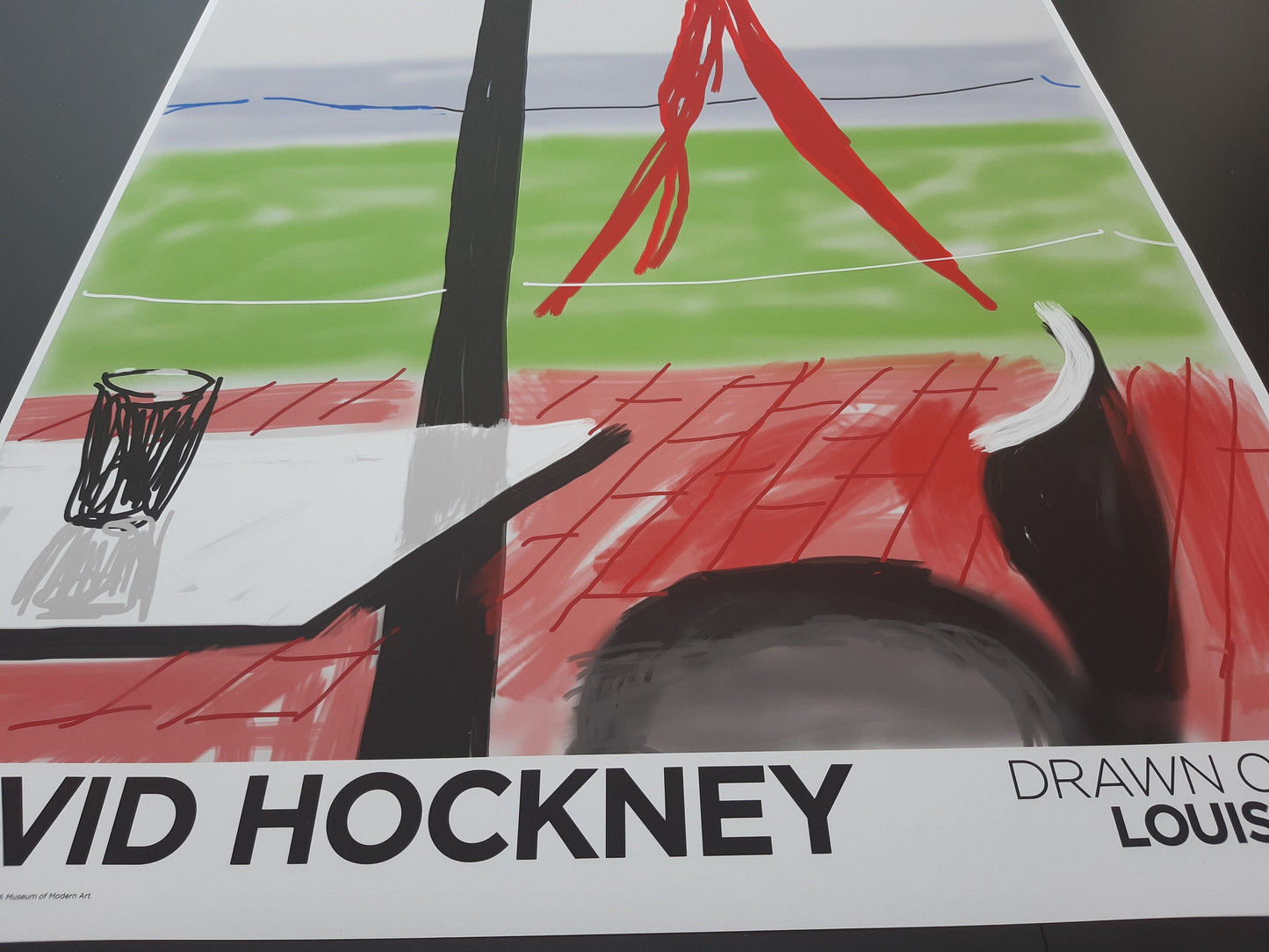 David Hockney art poster - 23.2"×33.1" (59×84cm)