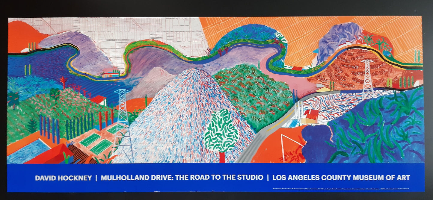 David Hockney art poster - 38.0"×15.9" (96.5×40.5cm)