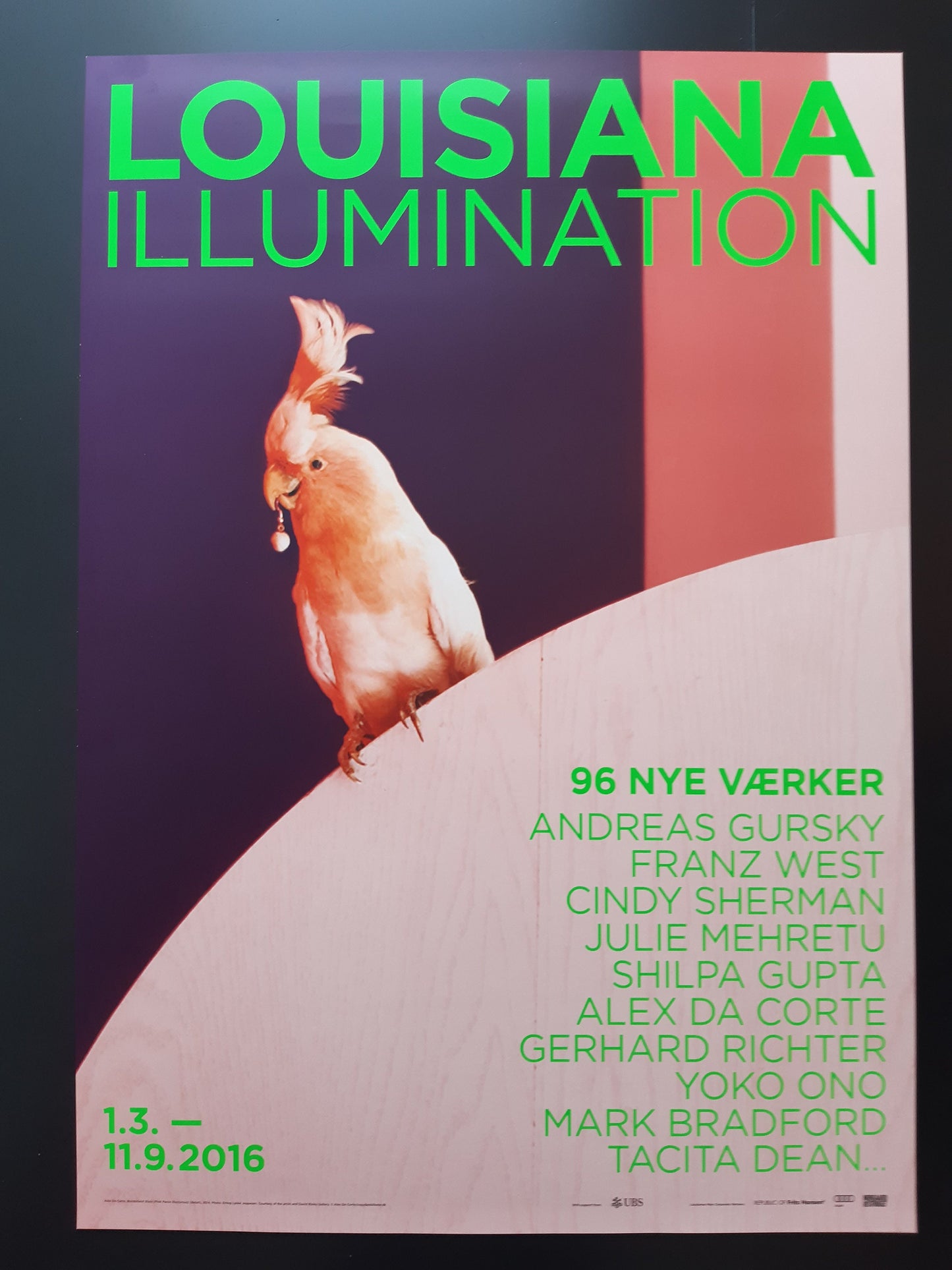 Alex da Corte art exhibition poster - 23.2"×33.1" (59×84cm)