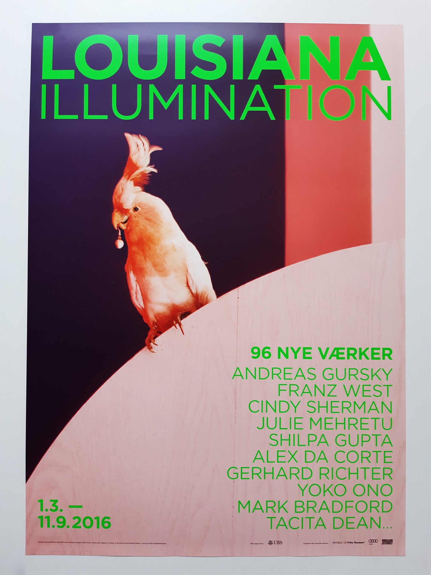 Alex da Corte art exhibition poster - 23.2"×33.1" (59×84cm)