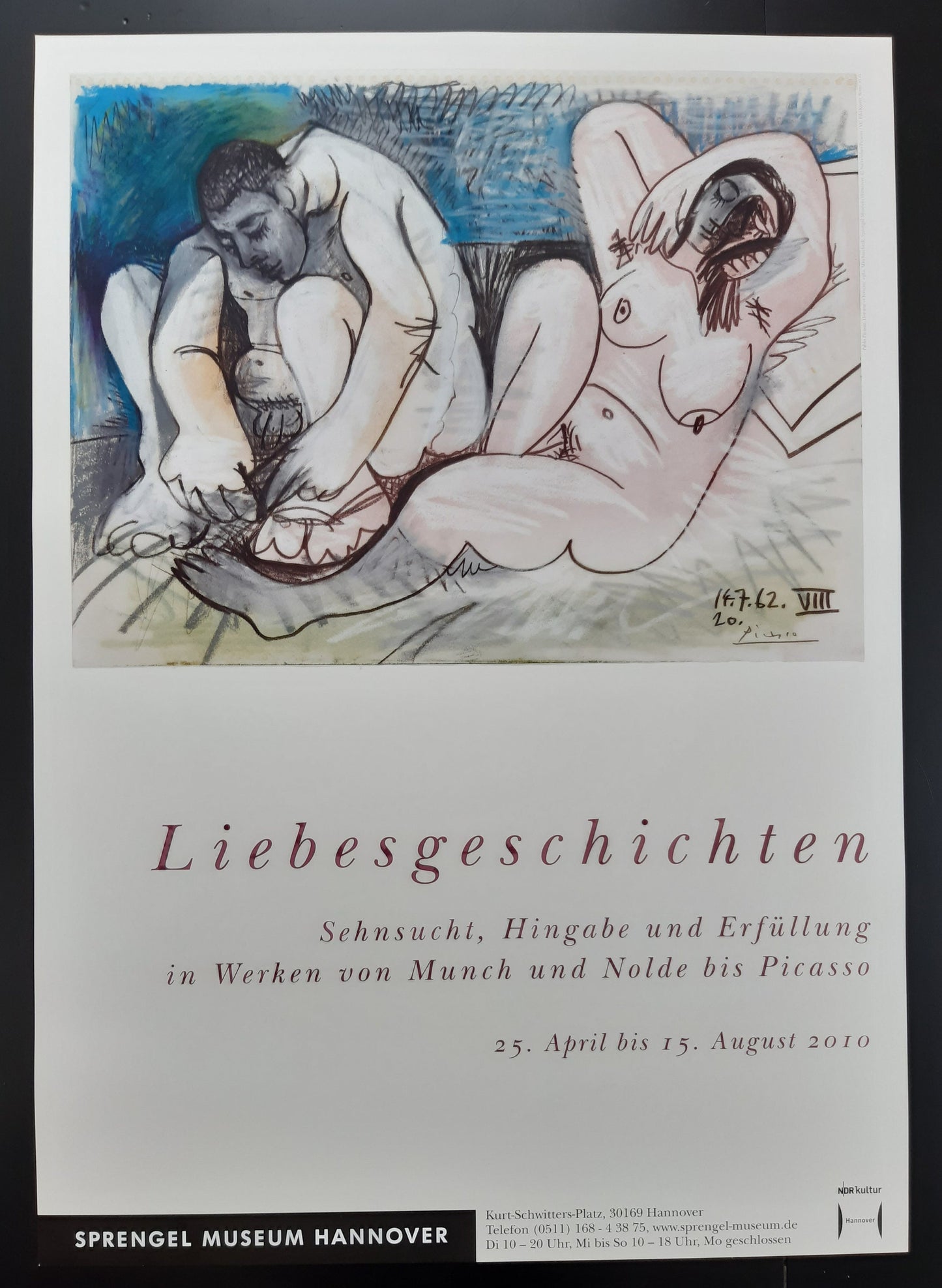 Picasso art exhibition poster - 23.2"×33.1" (59×84cm)