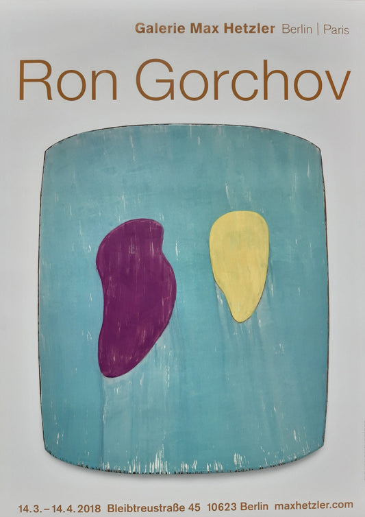 Ron Gorchov art exhibition poster - 23.2"×32.9" (59×83.5cm)