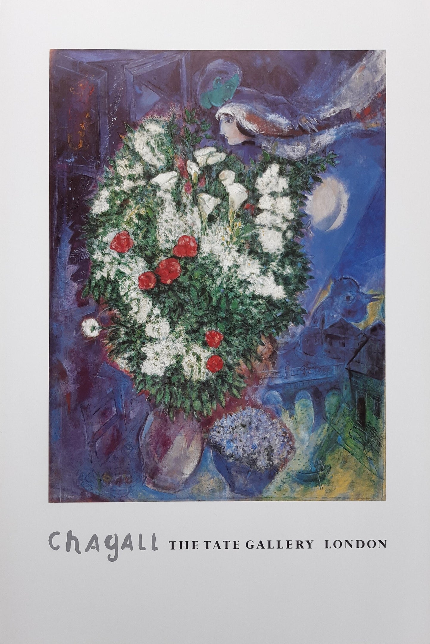 Marc Chagall original art poster - 19.9"×29.9" (50.5×76cm)