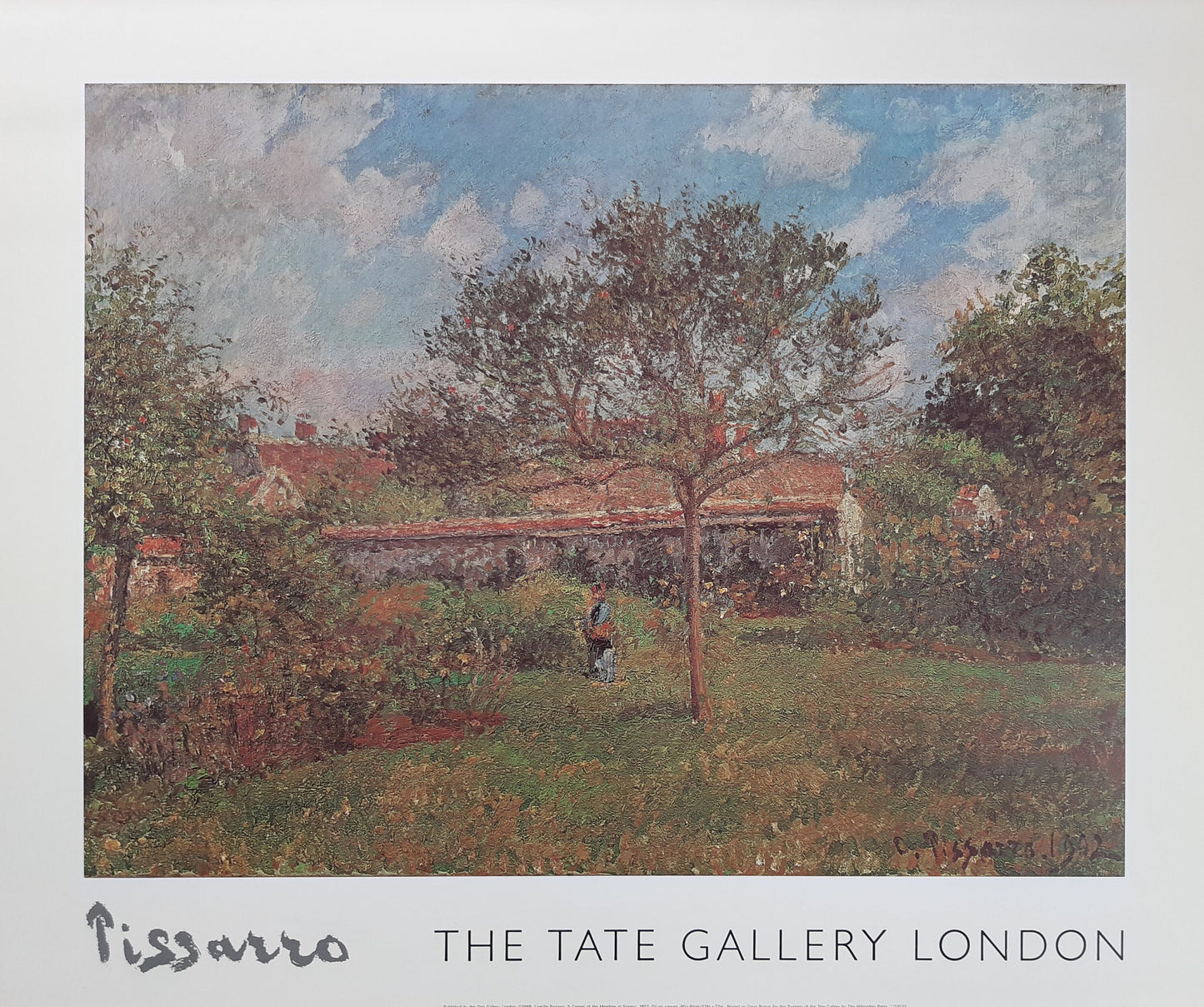Pissarro Tate Gallery art print - 22.6"×26.8" (57.5×68cm)