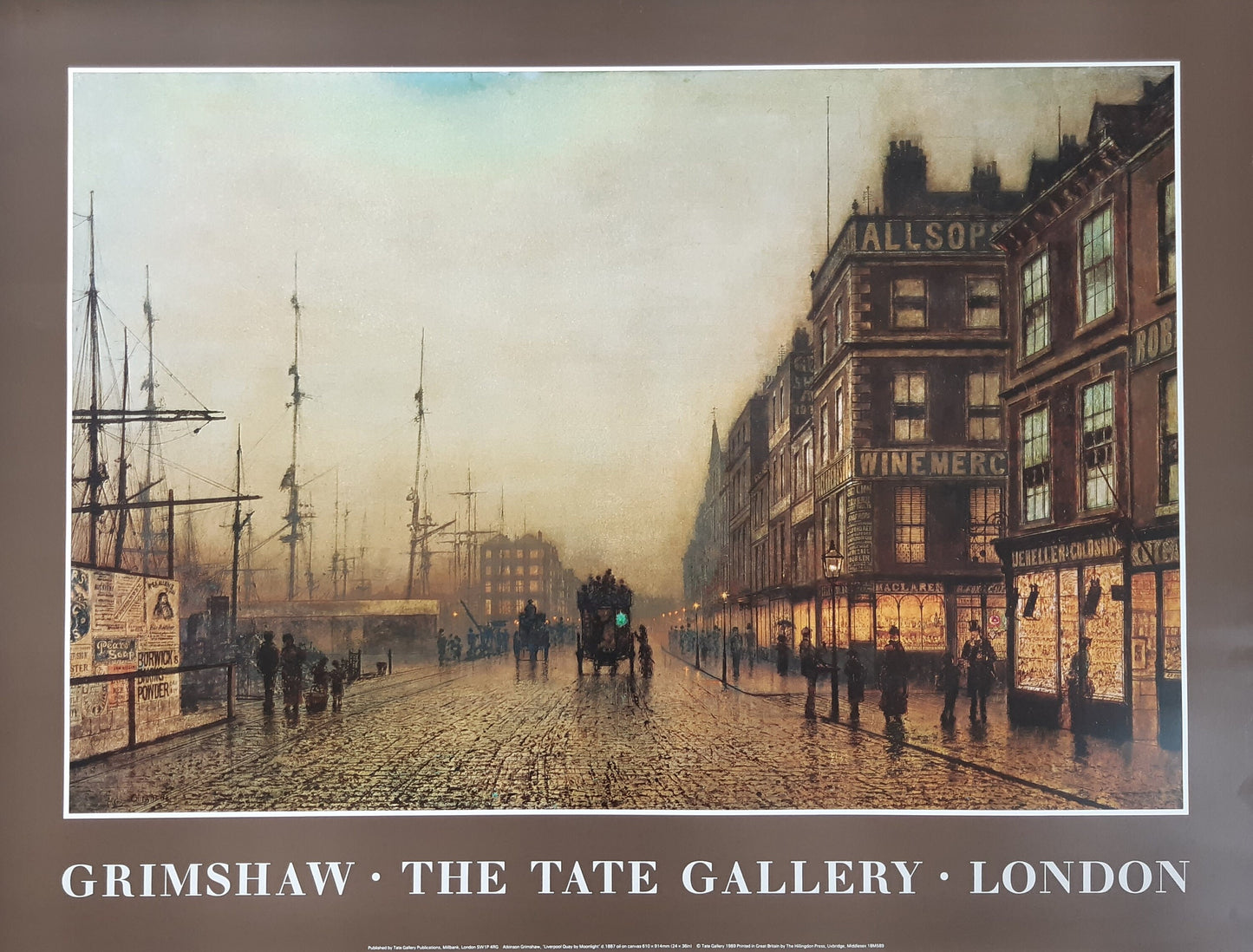 Atkinson Grimshaw original art print - 31.9"×24.2" (81×61.5cm)