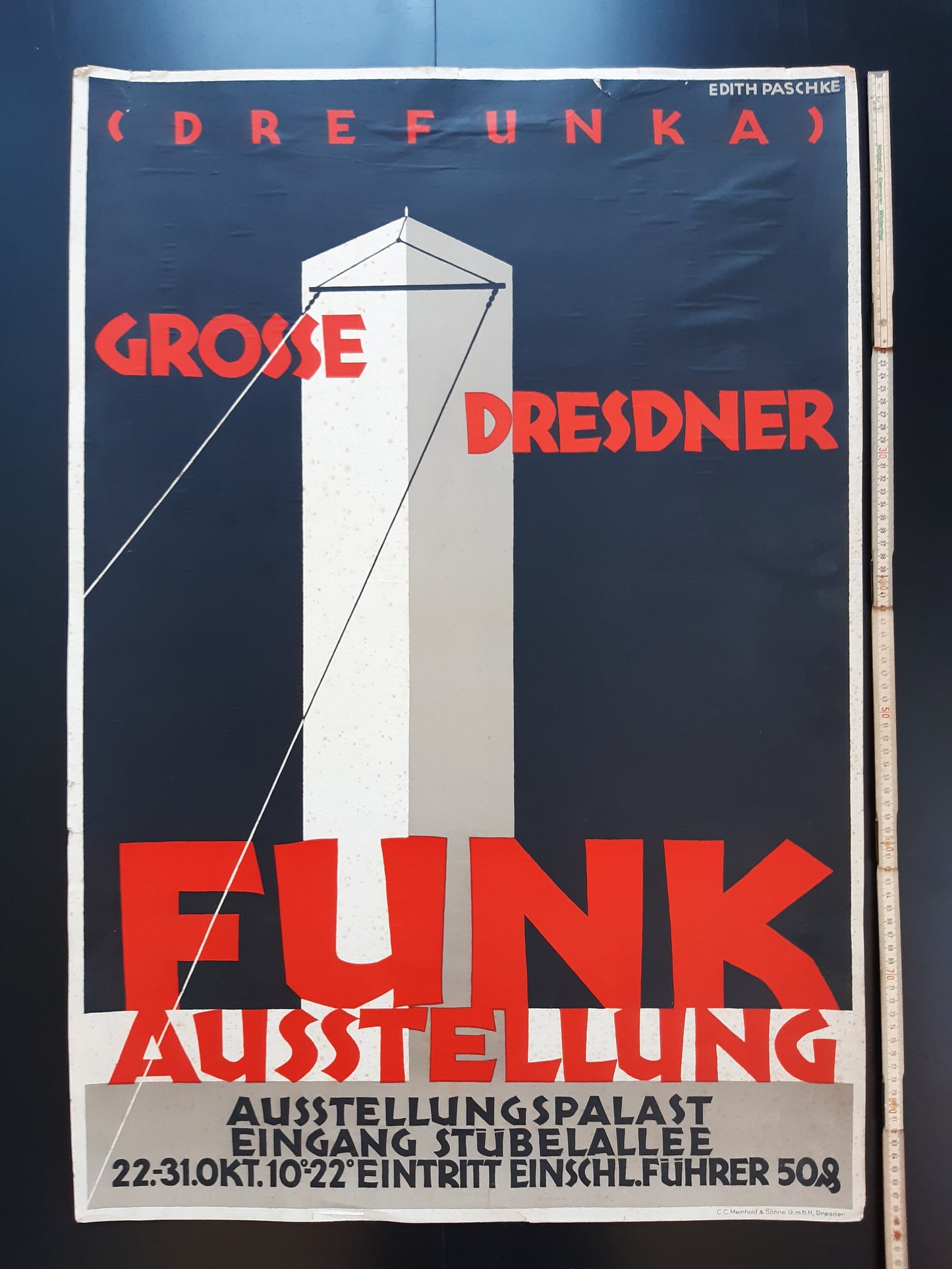 Drefunka original vintage poster - 23.8"×35.2" (60.5×89.5cm)