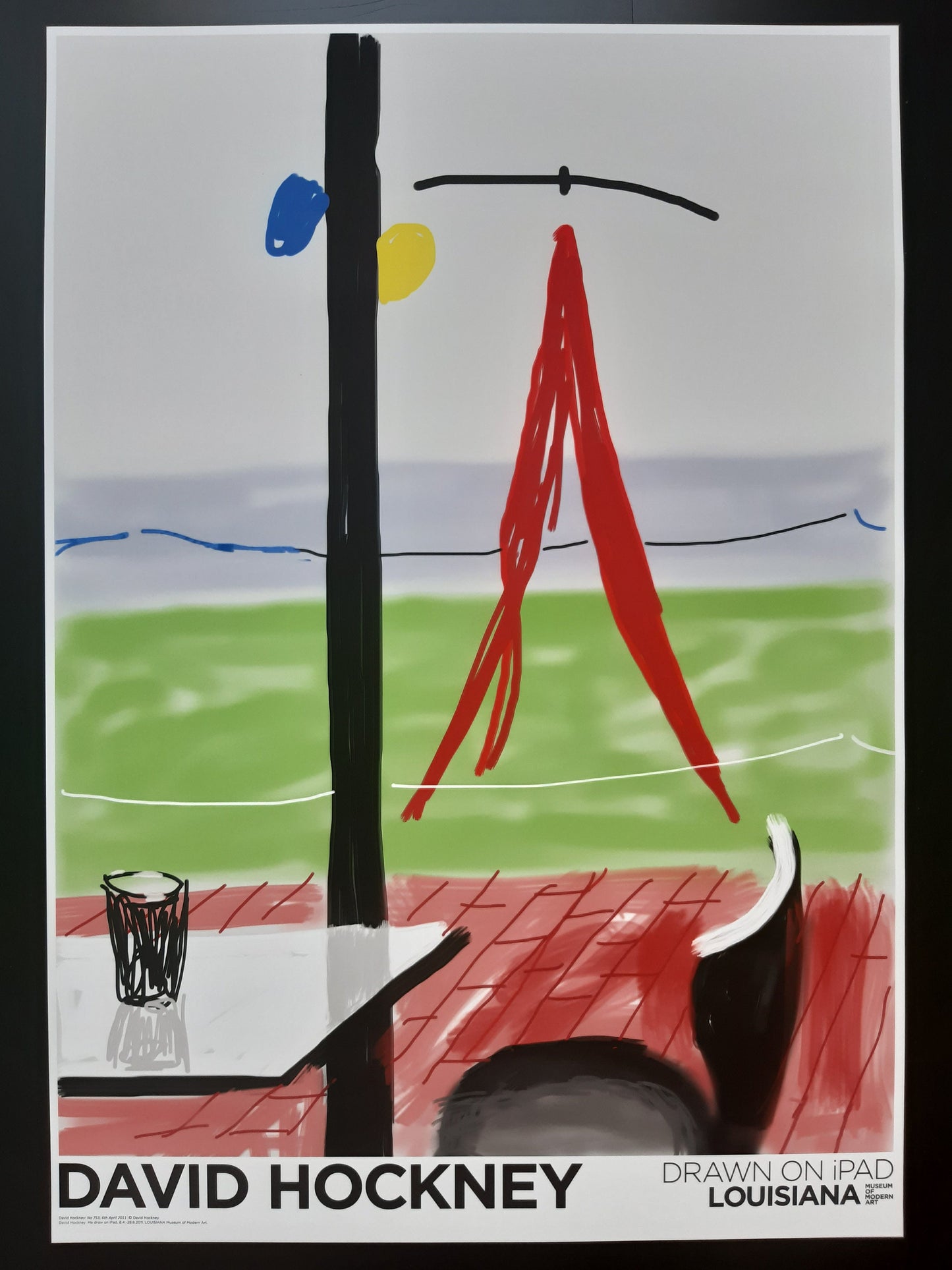 David Hockney art poster - 23.2"×33.1" (59×84cm)