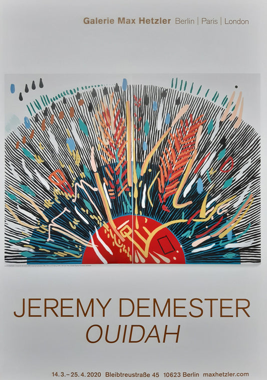 Jeremy Demester art exhibition poster - 23.2"×32.9" (59×83.5cm)