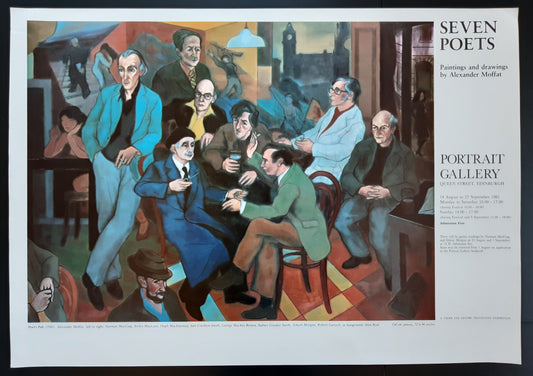 Sandy Moffat original exhibition poster - 17.7"×25.2" (45×64cm)