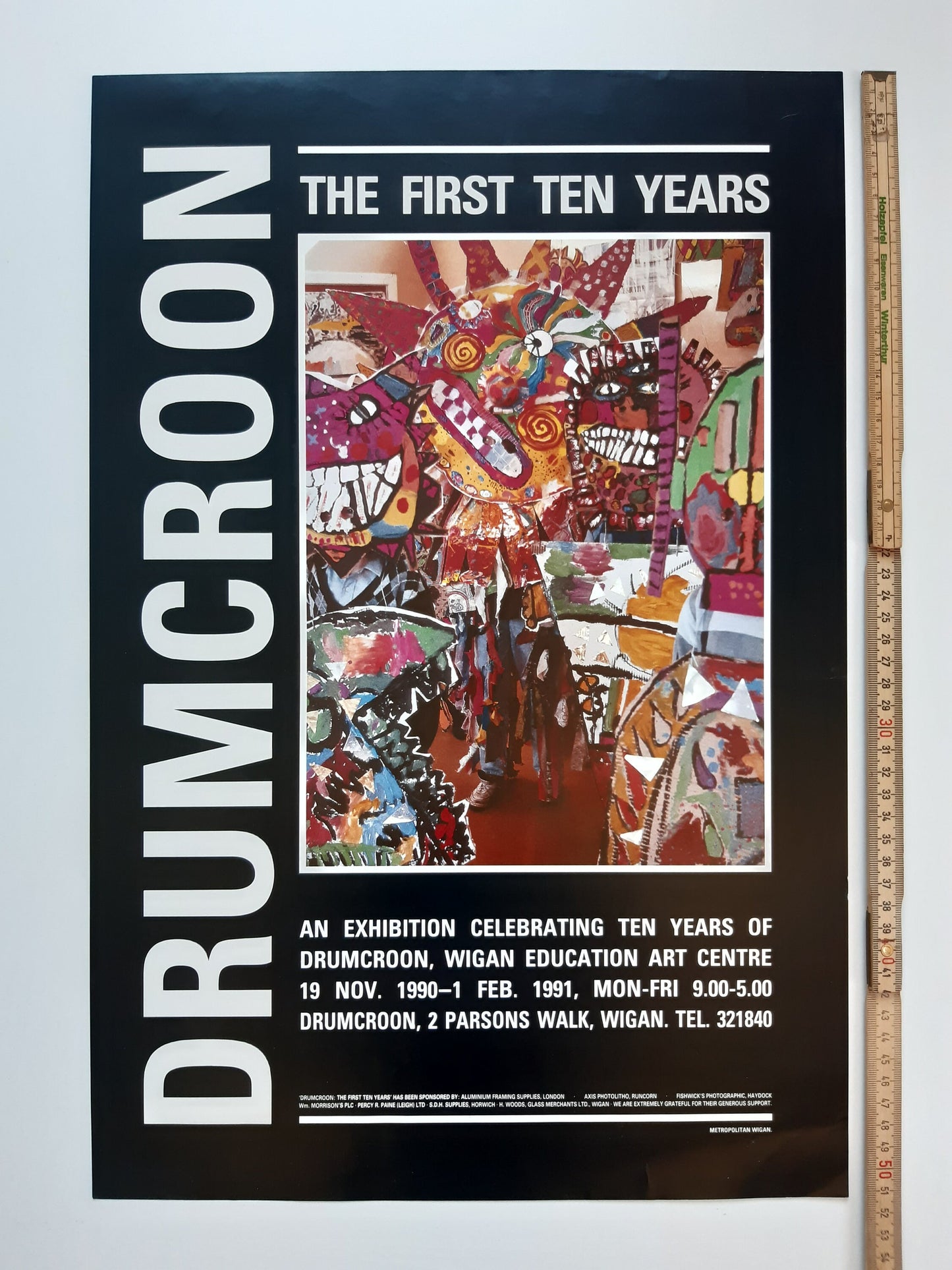 Drumcroon Wigan original poster - 16.5"×23.4" (42×59.5cm)